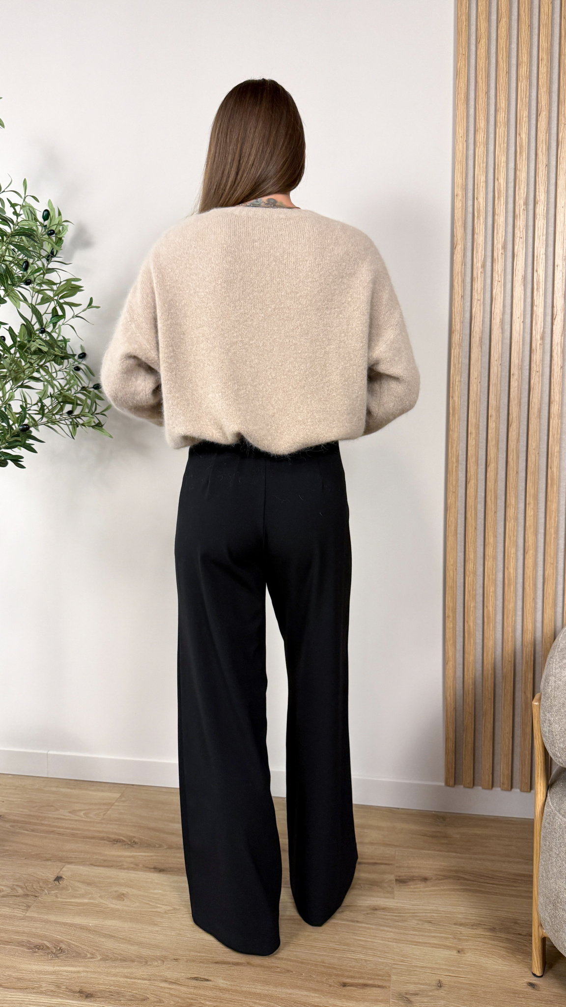 Sweter Angora beżowy