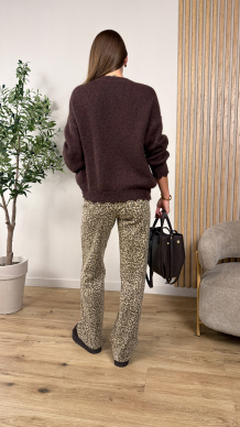 Sweter Noemi czekoladowy