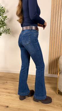 Spodnie flare Bari denim