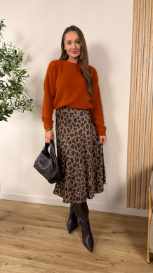Sweter Angora pomarańczowy