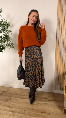 Sweter Angora pomarańczowy